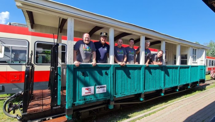 Historický vagón Čiernohorskej železnice v novom šate